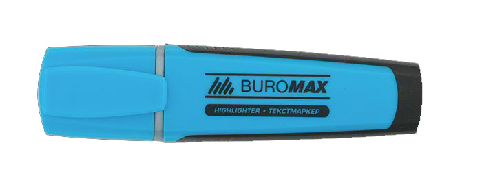 маркер текстовый 2-4мм buromax синий  