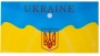Папка-евроконверт на кнопке 240х130 Buromax Ukraine непрозрачный пластик