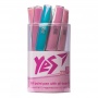 ручка детская масляная yes «lipstick pen» (0,8мм) стержень синий  