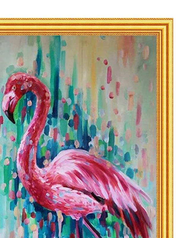 алмазная картина фламинго mazari 30х40см +раскраска по номерам (m-11629) 