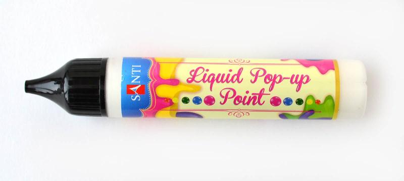 зd-гель liquid pop-up gel santi 25 мл белый 