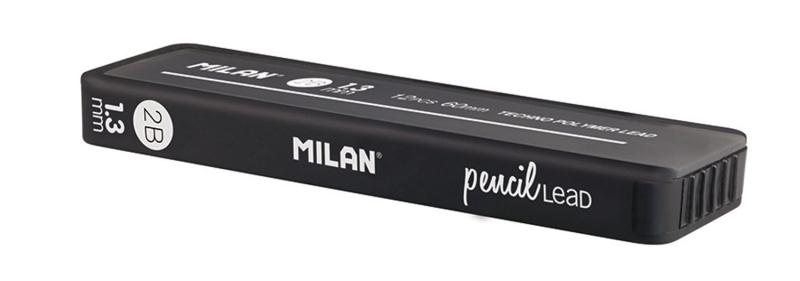 Грифеля для механических карандашей 1,3мм 2B Milan