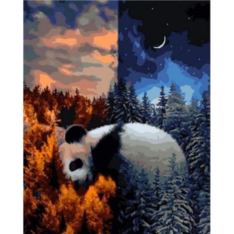 картина по номерам панда paintboy 400х500мм 