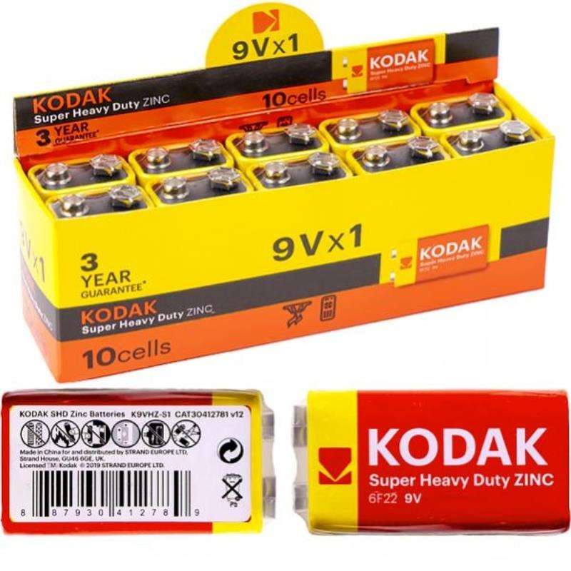 Батарейка Kodak крона (AA) 6F22-9V