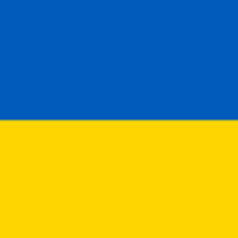 Флаг Украины флажный шелк 90х145см