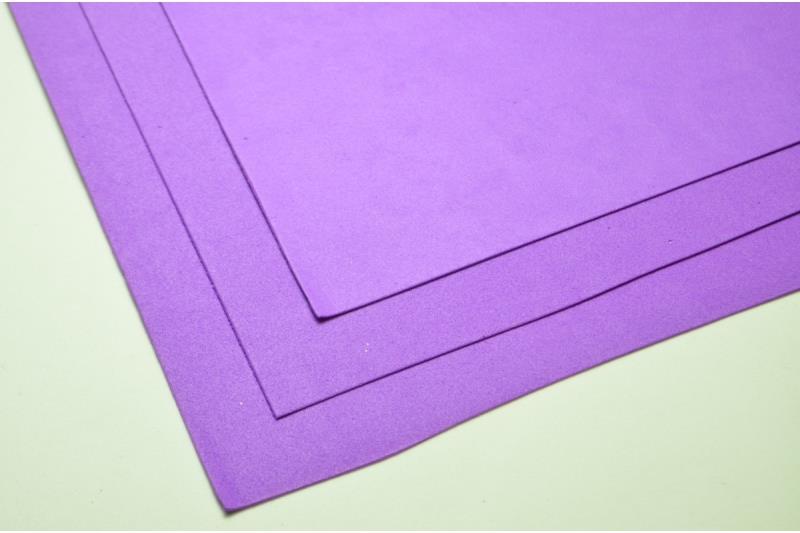 бумага фоамиран а4 eva 2мм фиолетовый (фц001/9) 