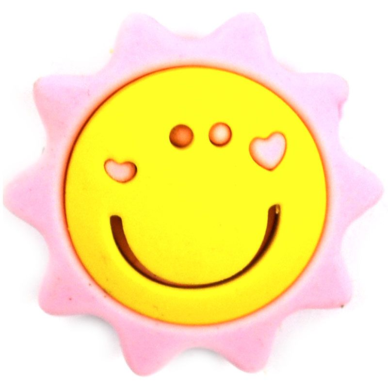 ластик детский фигурный cool for school sun 40х40мм розовый с желтым разборной  