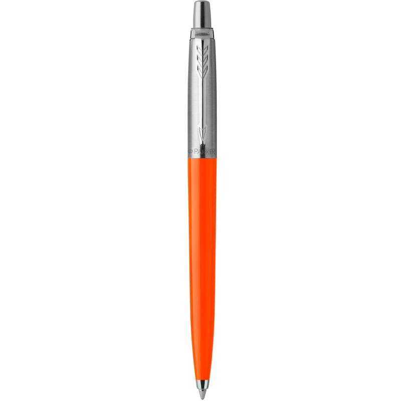 Ручка шариковая Parker JOTTER 17 Plastic стержень синий корпус пластик оранжевая хром