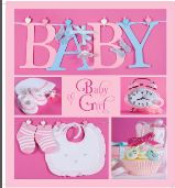 фотоальбом самоклеющийся 20 фото baby collage pink для младенцев, анкетный 