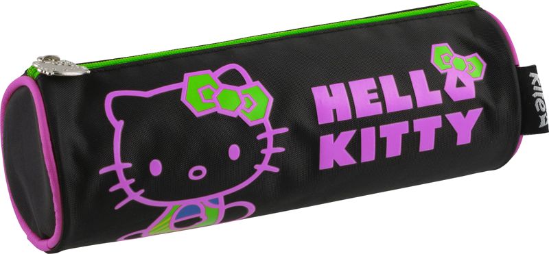 пенал hello kitty 1 отделение полиэстер kite (hk14-640-2k)  