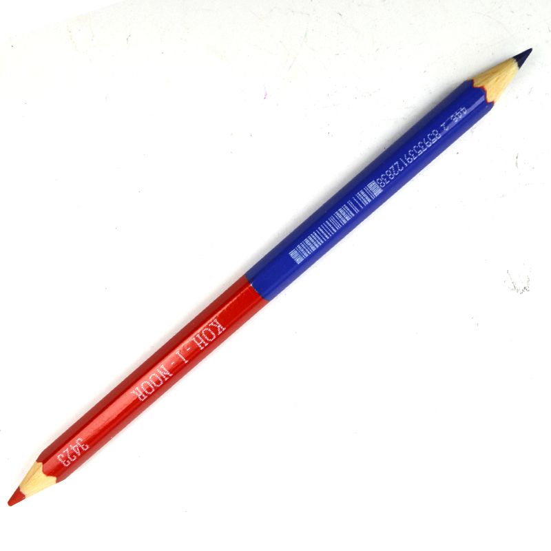 карандаш цветной koh-i-noor 2 сторонние 2 цв. (красный + синий) шестигранные, толстые  