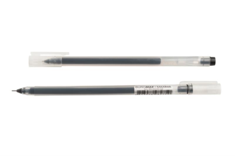 Ручка гелевая MAXIMA (0,5мм) стержень черный