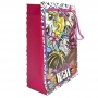 Пакет подарочный 240х180х80мм горизонтальный картон матовый Monster High