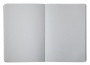 Блокнот-скетчбук А5 кожзам твердый 96 л. прошитый Buromax FRESH синяя | Интернет-магазин канцтоваров Кот Блокнот