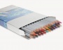 карандаши цветные marco raffine серый корпус 24 цв. шестигранные  