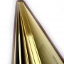 Ежедневник недатированный А5 Библьос рамка №9 бордо кожзам твердый 184 л. линия тиснение + золотой торец