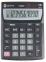Калькулятор настольный Optima 75507 10 разрядов фиксированный угловой 137х103х32 черный