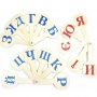 веер буквы украинская азбука пластик  