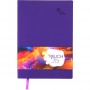 Блокнот-скетчбук А5 кожзам мягкий 96 л. прошитый Buromax Touch Me фиолетовая | Интернет-магазин канцтоваров Кот Блокнот