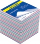 Бумага для заметок рассыпная квадратная 90х90х70мм разноцветная Buromax Зебра