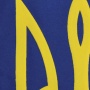 Флаг Украины габардин 90х140см пенный герб