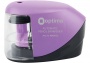 Точилка автоматическая Optima пластик фиолетовая на батарейках