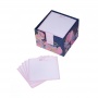 Бумага для заметок рассыпная квадратная 90х90мм 400 л. розовая YES Viola в картонном боксе