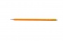 карандаш чернографитный economix hb шестигранный с резинкой оранжевый  