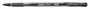 ручка масляная glyser (0,7мм) стержень черный  