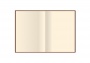 Блокнот-скетчбук А5 кожзам твердый 128 л. желтый чистый лист прошитый Optima Lady синяя | Интернет-магазин канцтоваров Кот Блокнот