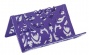 Подставка для визиток металл Кружево Buromax Barocco фиолетовая