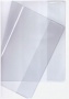 обложка для супердневников 24х34,5см нерегулируемые прозрачная с липкой лентой  
