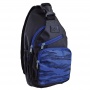 рюкзак на одно плечо yes indigo спинка уплотненная вентилируемая 2,5л 350гр черный (st-35)  