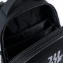 рюкзак школьный каркасный kite fc juventus спинка ортопедическая 16л 1000гр отдел для ноутбука черный (jv21-531m)  
