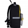 рюкзак с отделом для ноутбука kite snoopy спинка ортопедическая вентилируемая 14л 770гр черный (sn21-770m-1)  