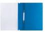Скоросшиватель с перфорацией А4 Economix пластик прозрачный верх синий