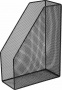 Лоток вертикальный настольный 1 отделение Buromax металл сетка черный