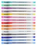 ручка гелевая yes glitter (0,7мм) стержень в ассортименте с блестками  