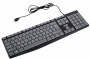 Клавиатура проводная ERGO K-21 USB черная