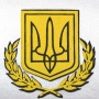 Вымпел Государственный Гимн Украины шелк 28х21см