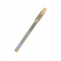 ручка гелевая unimax trigel-2 (0,5мм) стержень золото  
