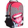 рюкзак школьный kite city спинка уплотненная 21л 795гр usb-порт чорный с розовым (k21-2569l-1)  